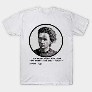 Marie Curie Portrait T-Shirt